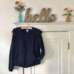 NWT Lauren Conrad ruffle sleeve jacket